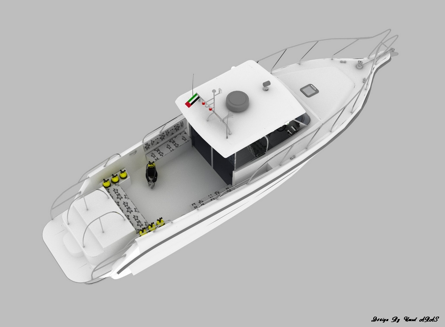 Diving 35-Pilot Cabin görsel 4