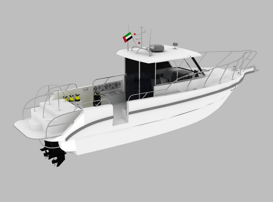 Diving 35-Pilot Cabin görsel 5