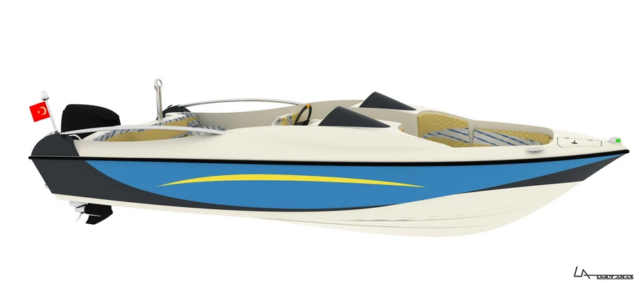 Ski 19 - Water Sport tekne tasarımı